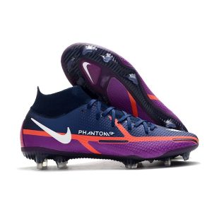 Nike Phantom GT Elite Dynamic Fit FG UV Navy Modrý Bílý Lilac